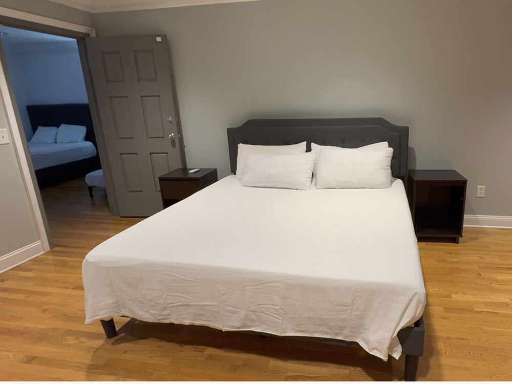 BR 8 straight bed w view of BR Jen